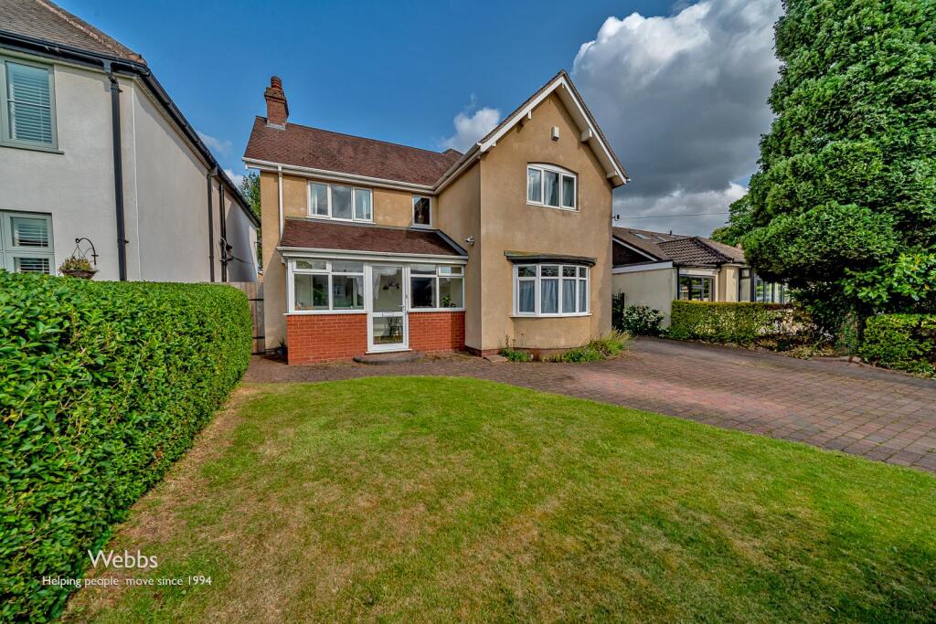 3-bed detached on Walsall Wood Road, Aldridge, Walsall, £580,000