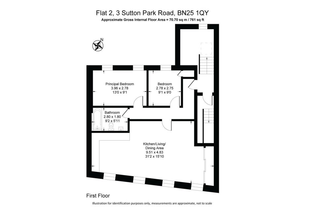 Apartment in Seaford, East Blatchington - View 4