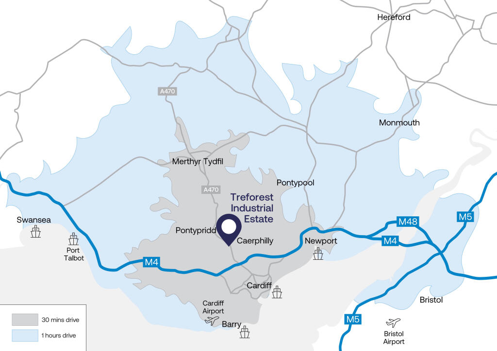 Treforest Industrial Estate Drive Time Map.jpg