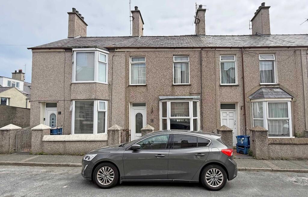 3-bed terraced on Roland Street, Holyhead, Isle of Anglesey, LL65, £112,500