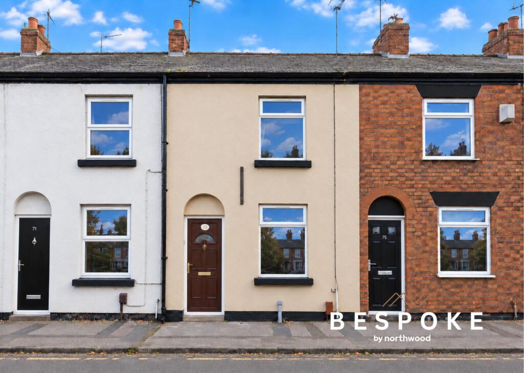 2-bed terraced on Chester Road, Macclesfield, SK11, £160,000