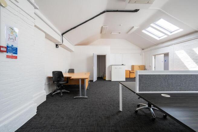 Rear section of office