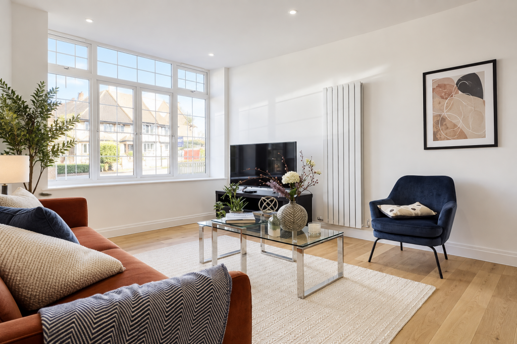 3-bed flat on Brook House, Blenheim Road, Raynes Park, Merton, £645,000