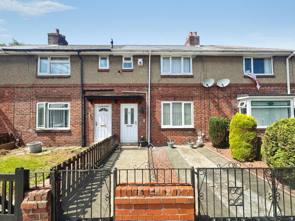 2-bed terraced on The Quadrant, North Shields, NE29 7JA, £135,000