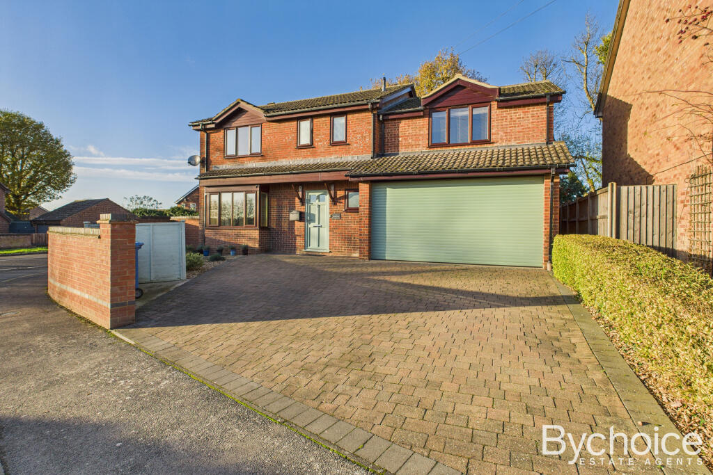 4-bed detached on Brands Close, Great Cornard, £475,000