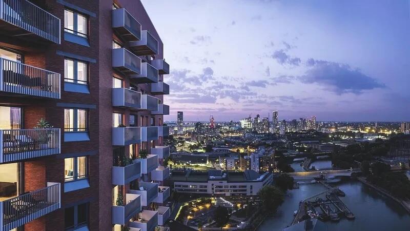 2-bed flat on Skyline Apartments, Makers Yard, Tower Hamlets, London, £539,000