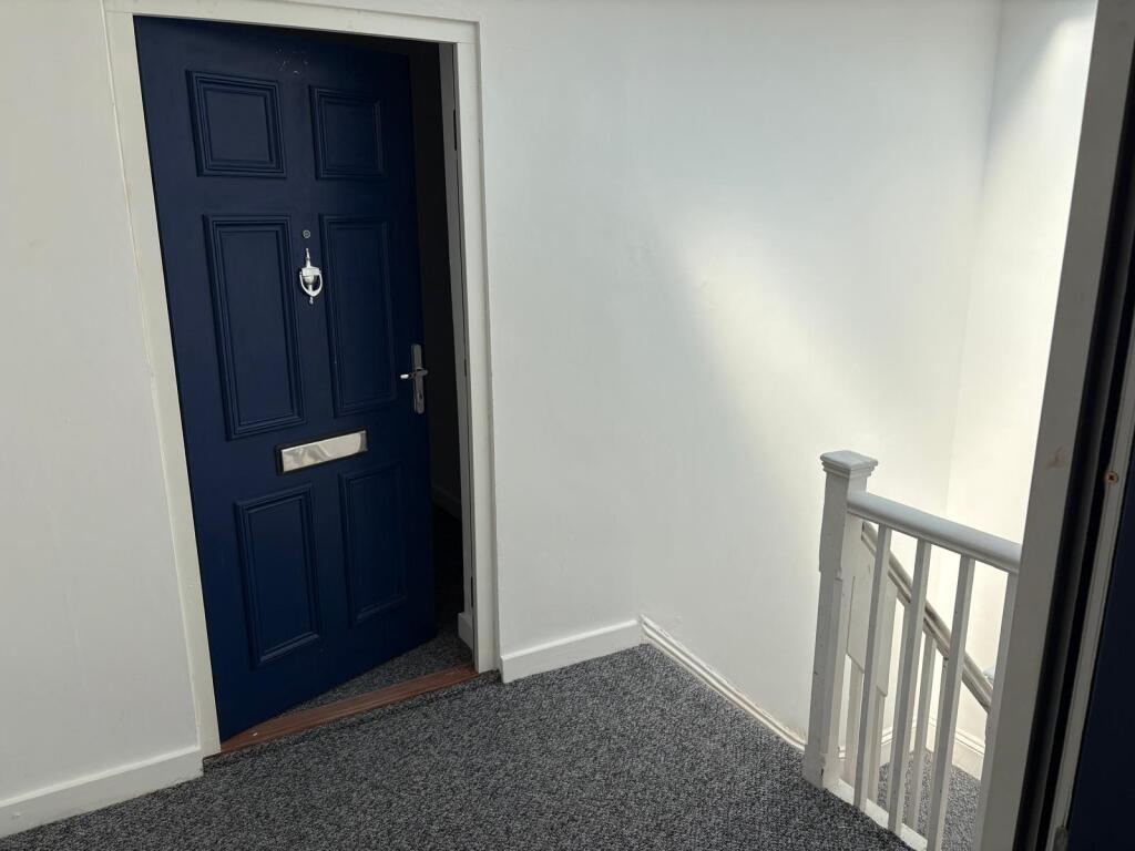 Entrance of one of the flats