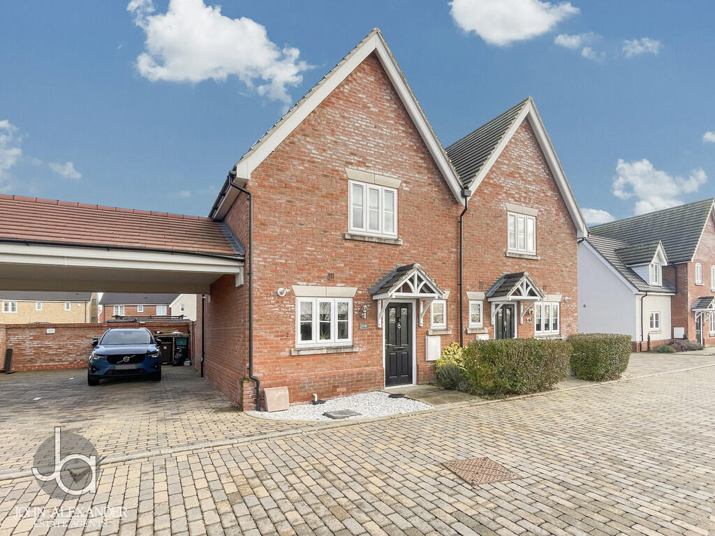 2-bed semi-detached on Grange Road, Tiptree, £325,000