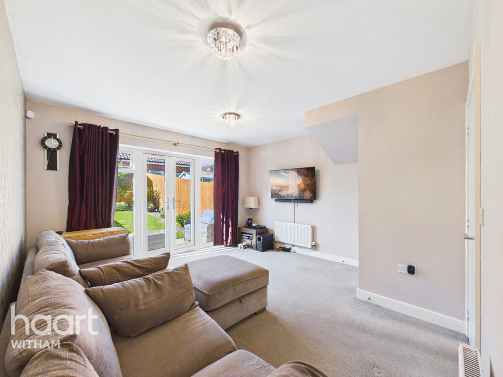 2-bed terraced on Hutley Close, Witham, £280,000
