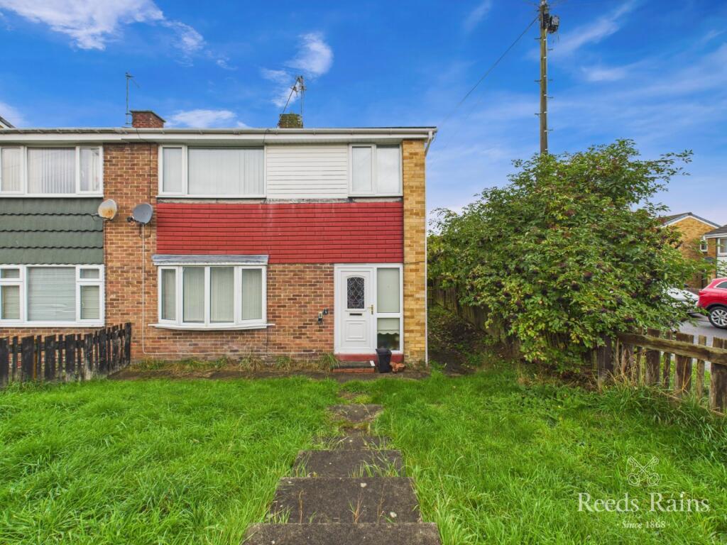 3-bed terraced on Acorn Close, Sacriston, Durham, DH7, £80,000