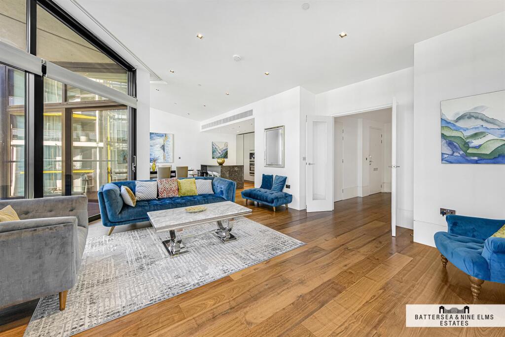 3-bed flat on Riverlight Quay, London, £2,000,000