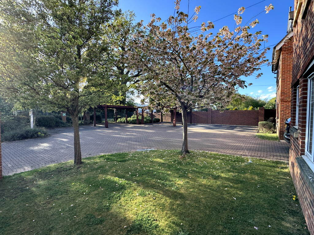 Front garden & car park