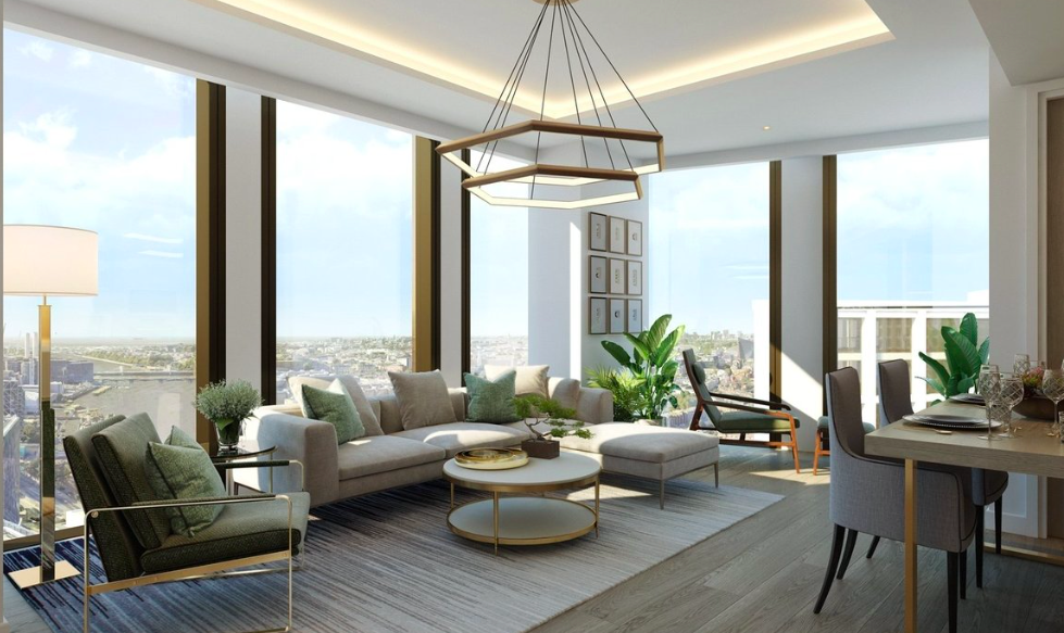 3-bed flat on Nine Elms Lane, London, £2,553,000
