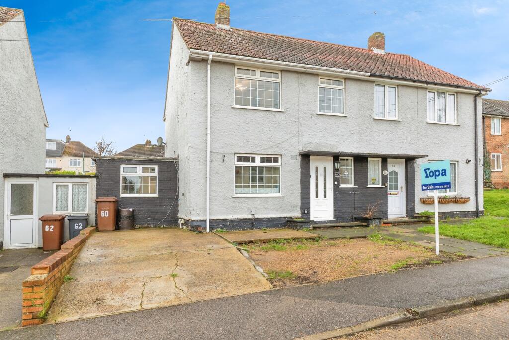 3-bed semi-detached on Chilham Road, Twydall, Gillingham, ME8, £340,000