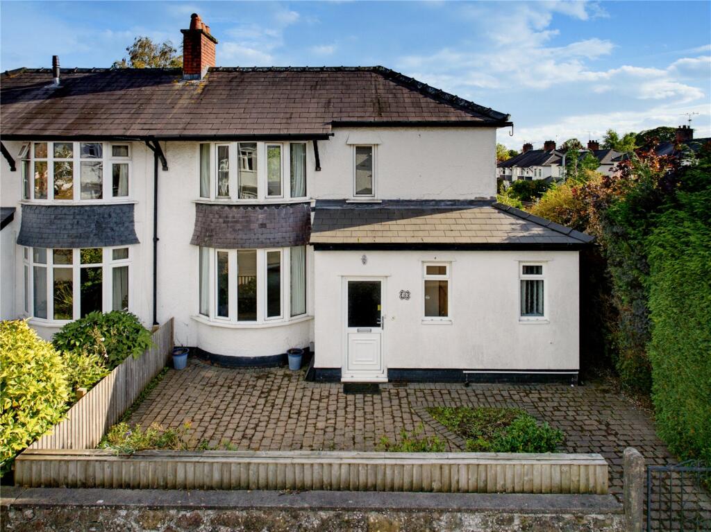 2-bed semi-detached on Westbourne Road, Whitchurch, Cardiff, South Glamorgan, CF14, £350,000