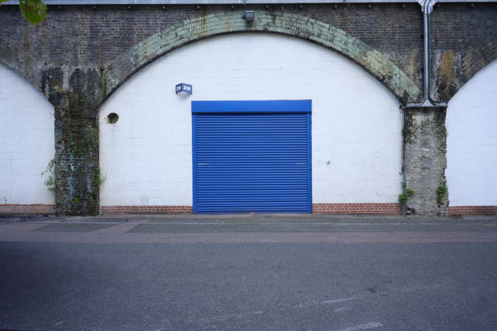 The front of an arch.