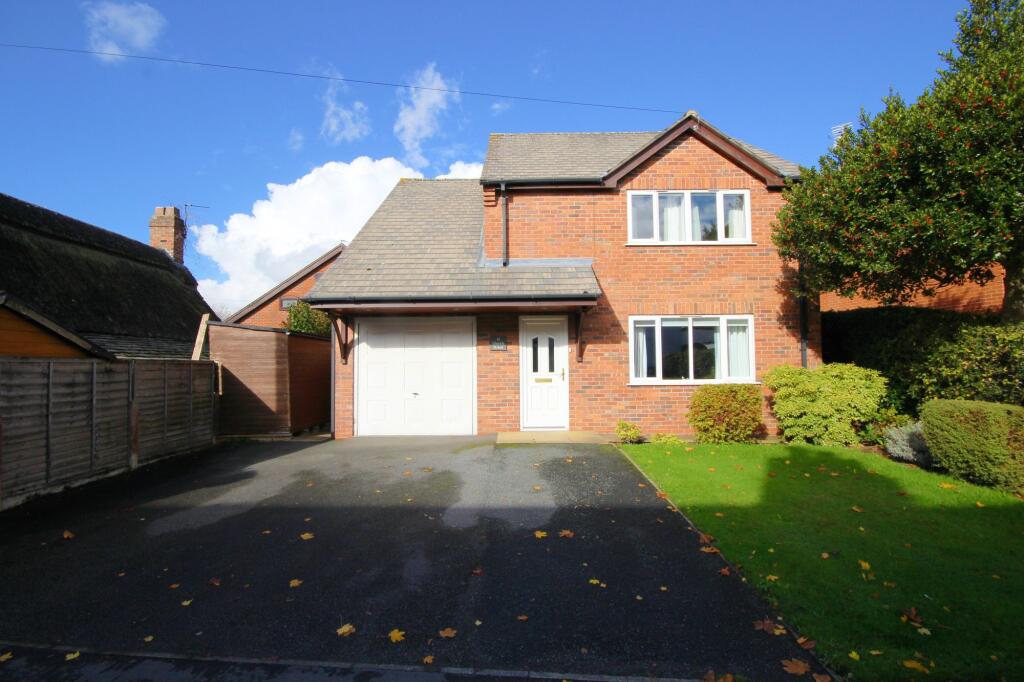 4-bed detached on Church Street, Weaverham, CW8, £400,000