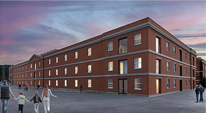Artists Impression of The Rum Store, fully renovated. 