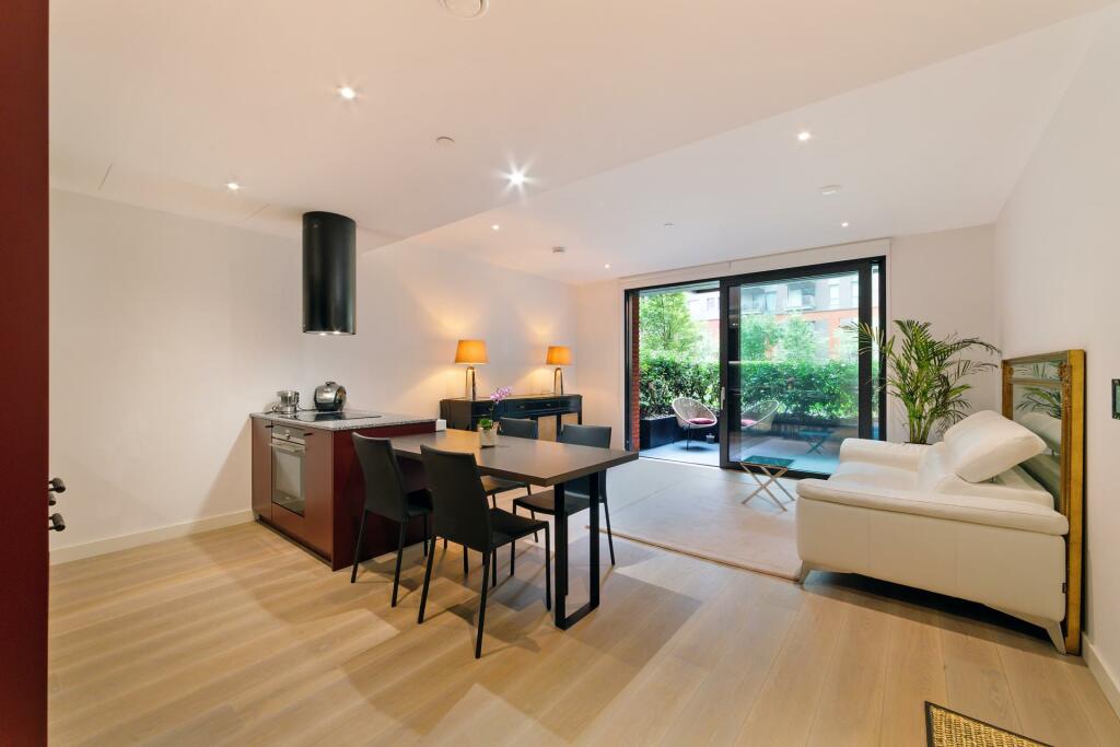 2-bed flat on Legacy Building, Embassy Gardens, Nine Elms, SW11, £1,080,000