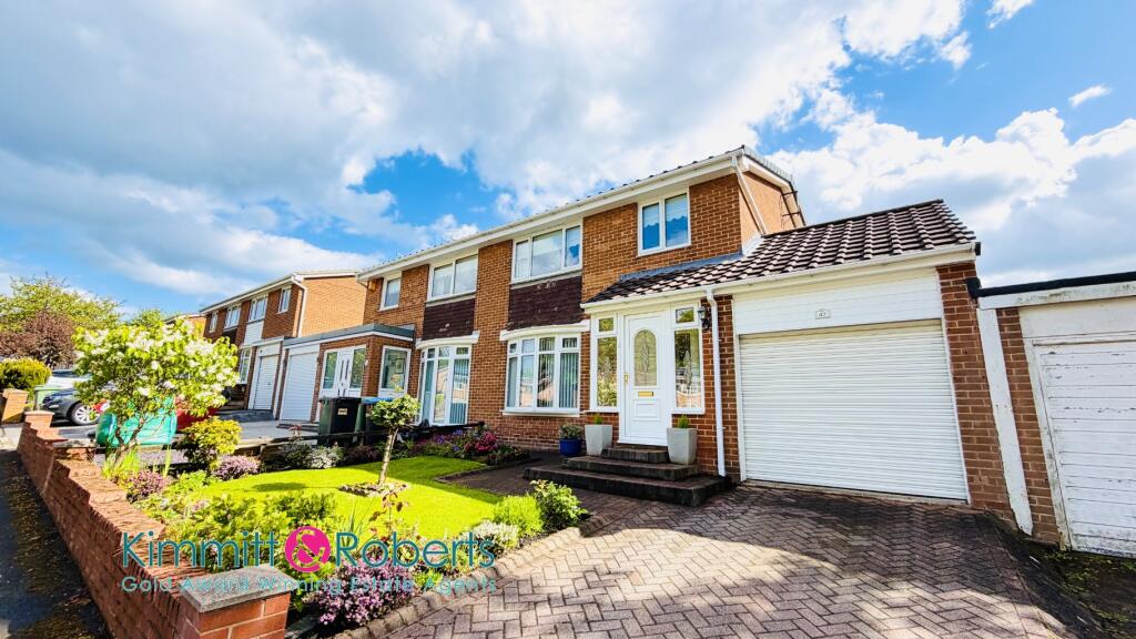 3-bed semi-detached on Neasham Road, Seaham, Durham, SR7, £255,000