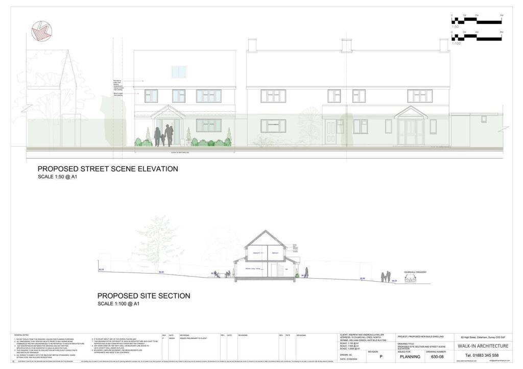 Main image of property: Land @ Churchill Crescent, Welham Green,