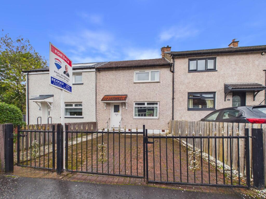 2-bed terraced on Traquair Avenue, Wishaw, ML2, £90,000