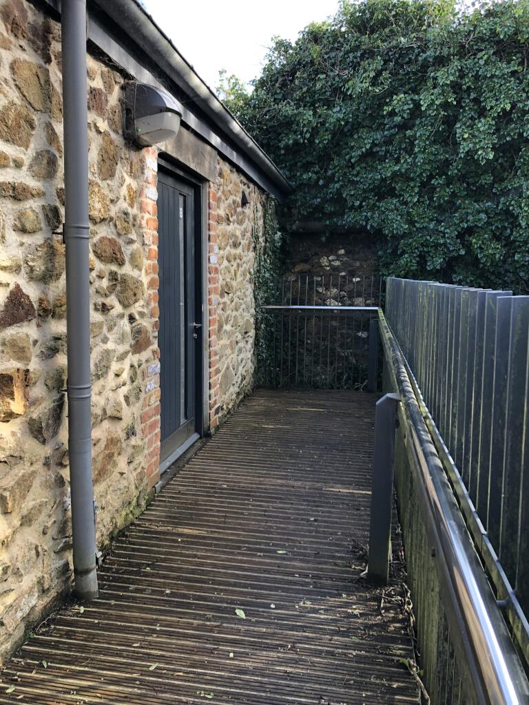 Balcony outside unit 8