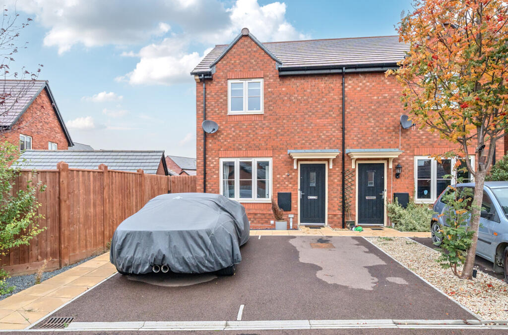 2-bed semi-detached on Angelica Mews, Walton Cardiff, Tewkesbury, £260,000