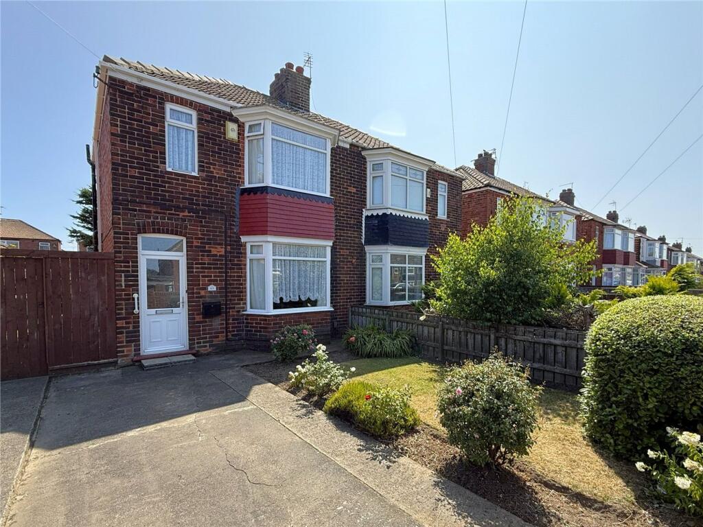 3-bed semi-detached on Broadway East, Redcar, TS10, £110,000