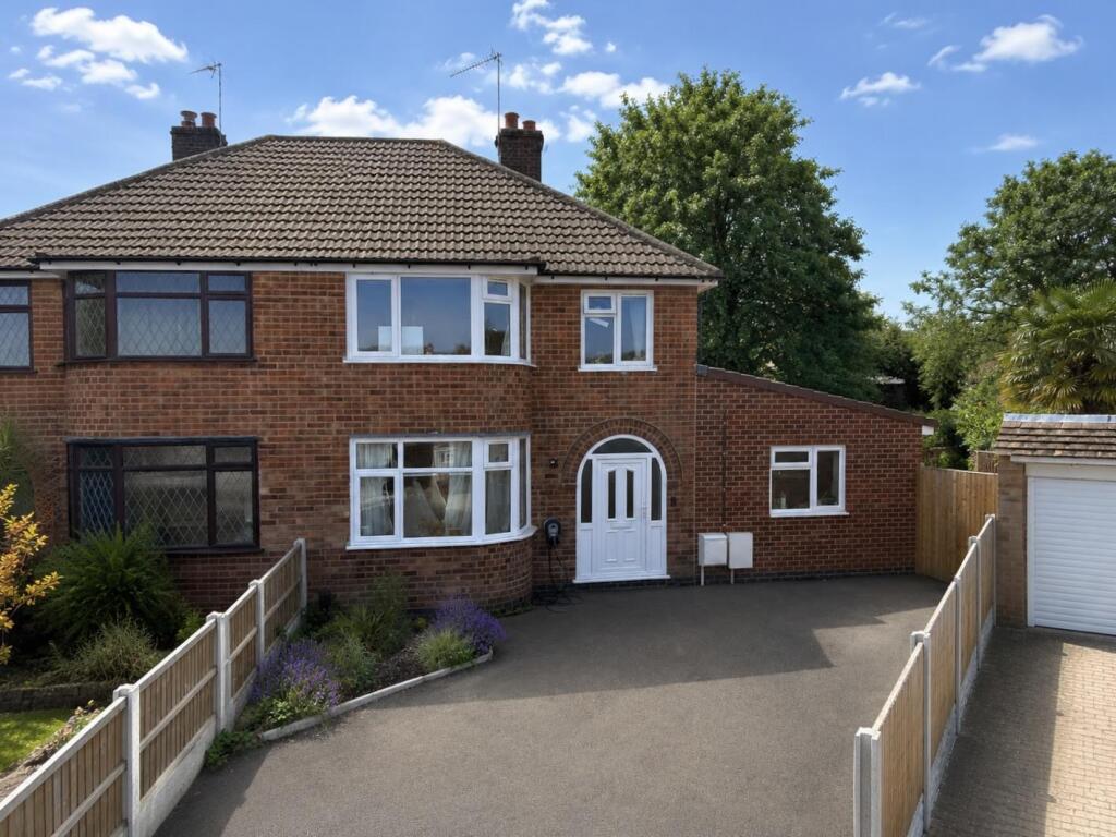 5-bed semi-detached on Horndean Avenue, Wigston, £460,000