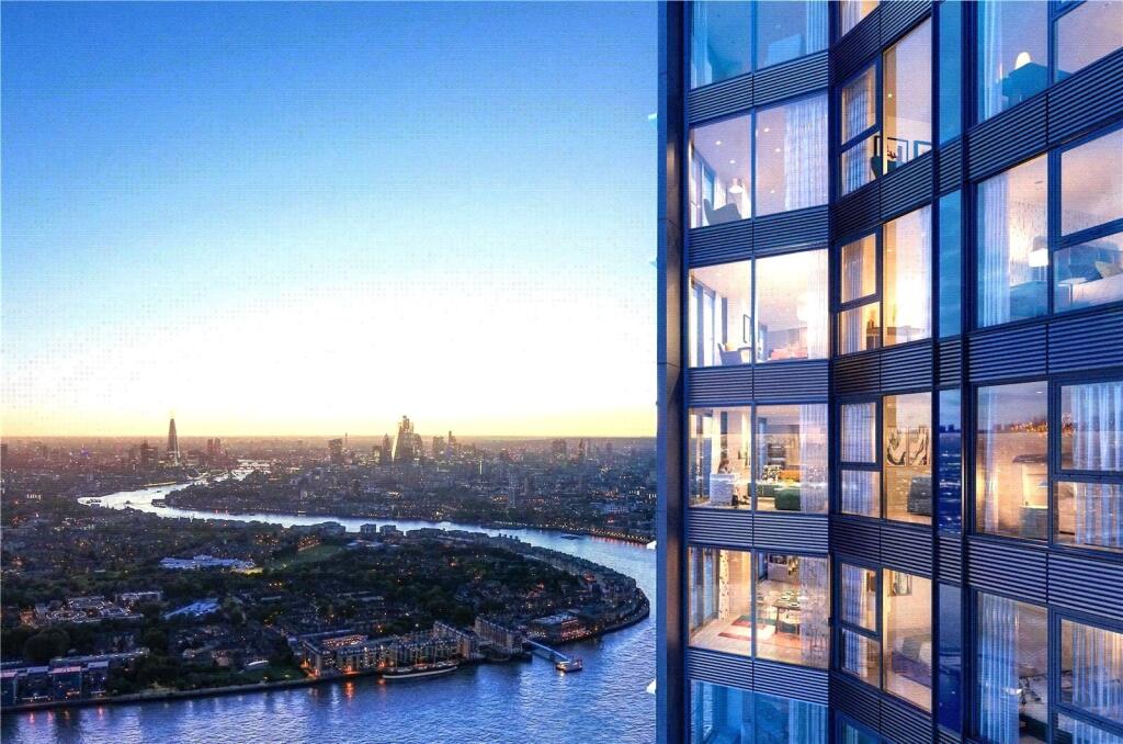 1-bed apartment on Aspen, Consort Place, Marsh Wall, Canary Wharf, E14, £678,950