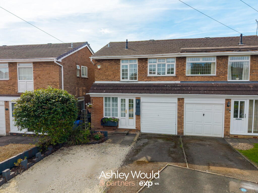 3-bed semi-detached on The Poplars, Stourbridge, DY8 5SN, £240,000