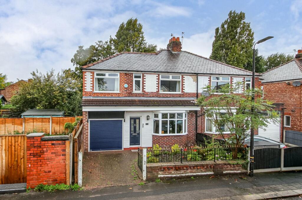 3-bed semi-detached on Beech Avenue, Urmston, Manchester, M41, £475,000