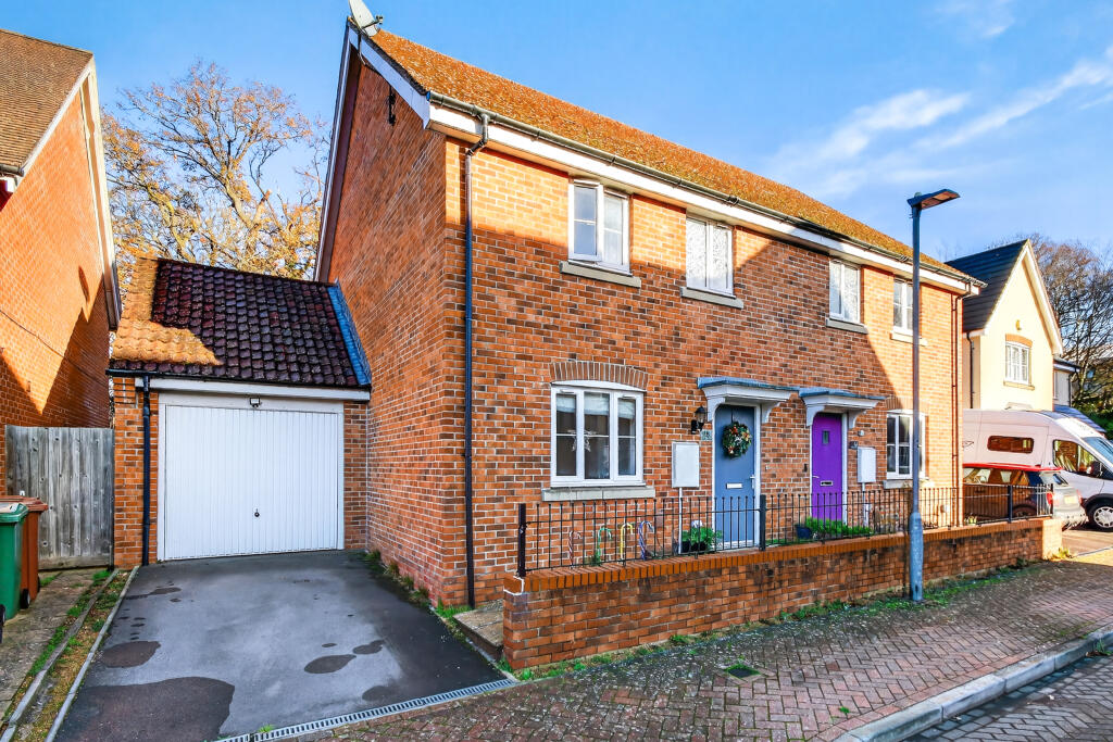 3-bed semi-detached on Critcher Close, Bracknell, RG12, £425,000