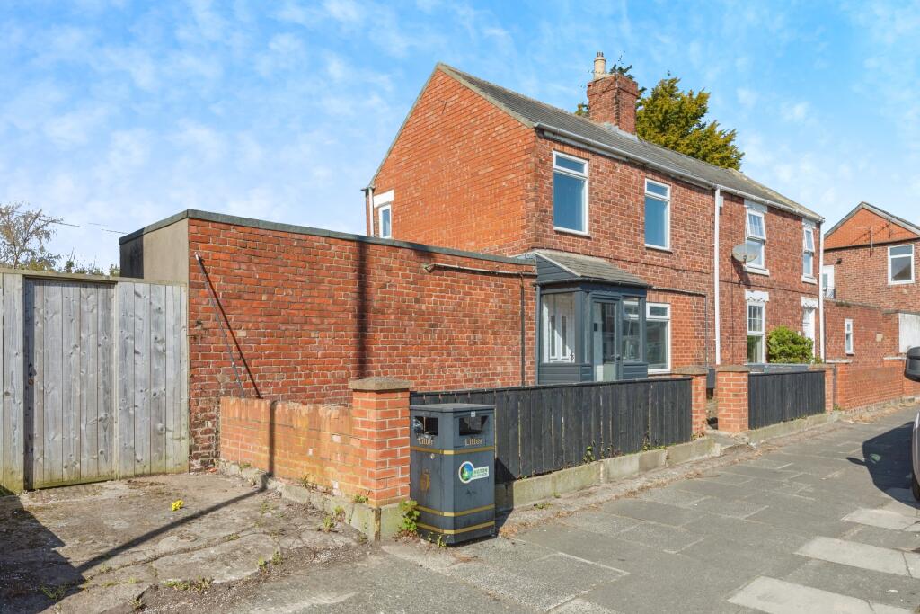 2-bed semi-detached on Milburn Road, Ashington, NE63, £90,000