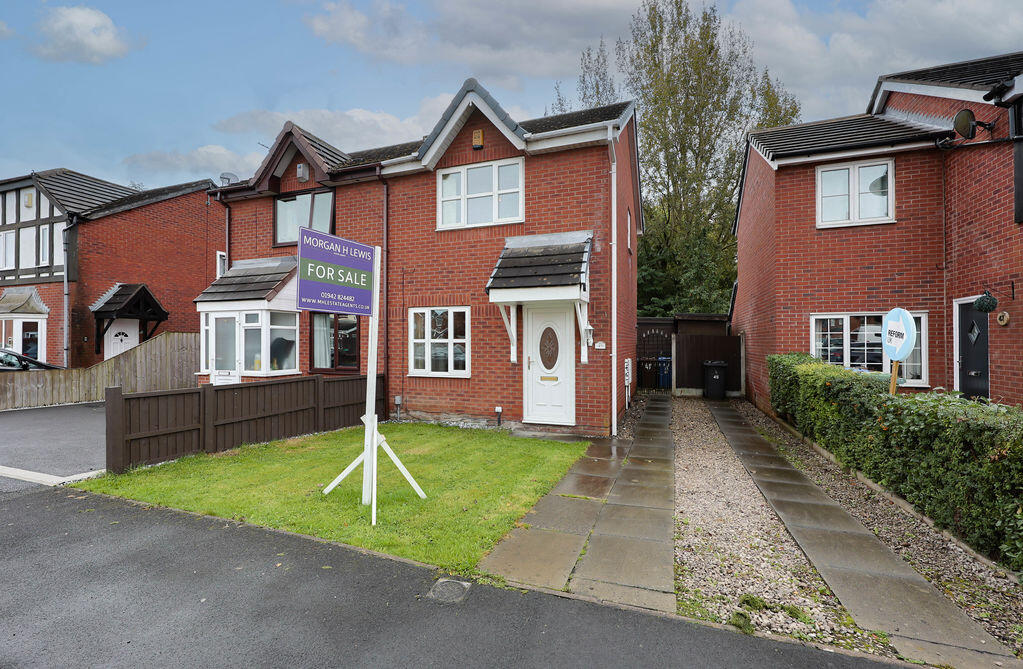 2-bed semi-detached on Woodville Road, Ince, Wigan, £155,000