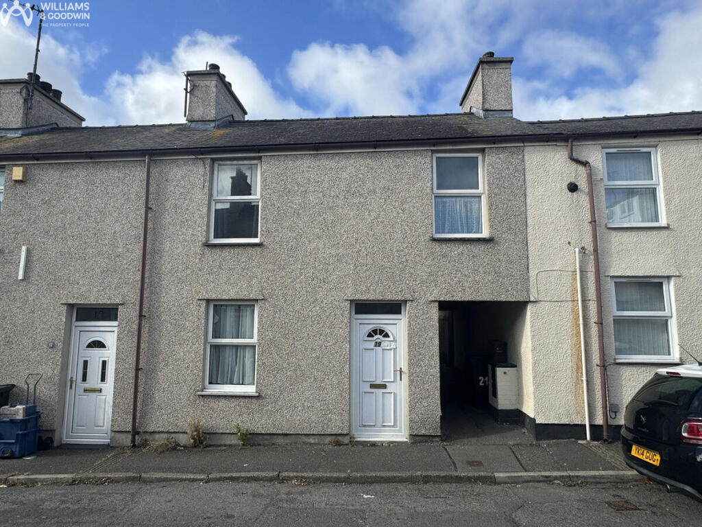 3-bed terraced on Armenia Street, Holyhead, Anglesey, LL65, £105,000