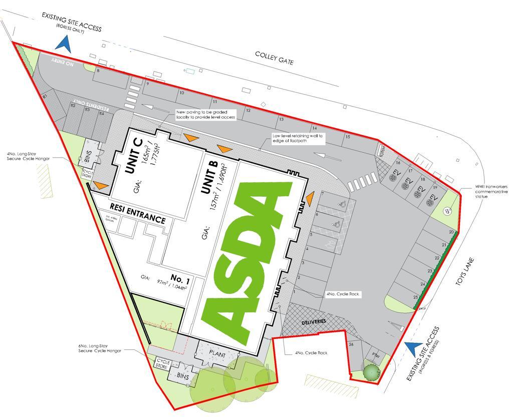 Main image of property: Retail Units B & C, Colley Gate, Halesowen, West Midlands, B63 2BU