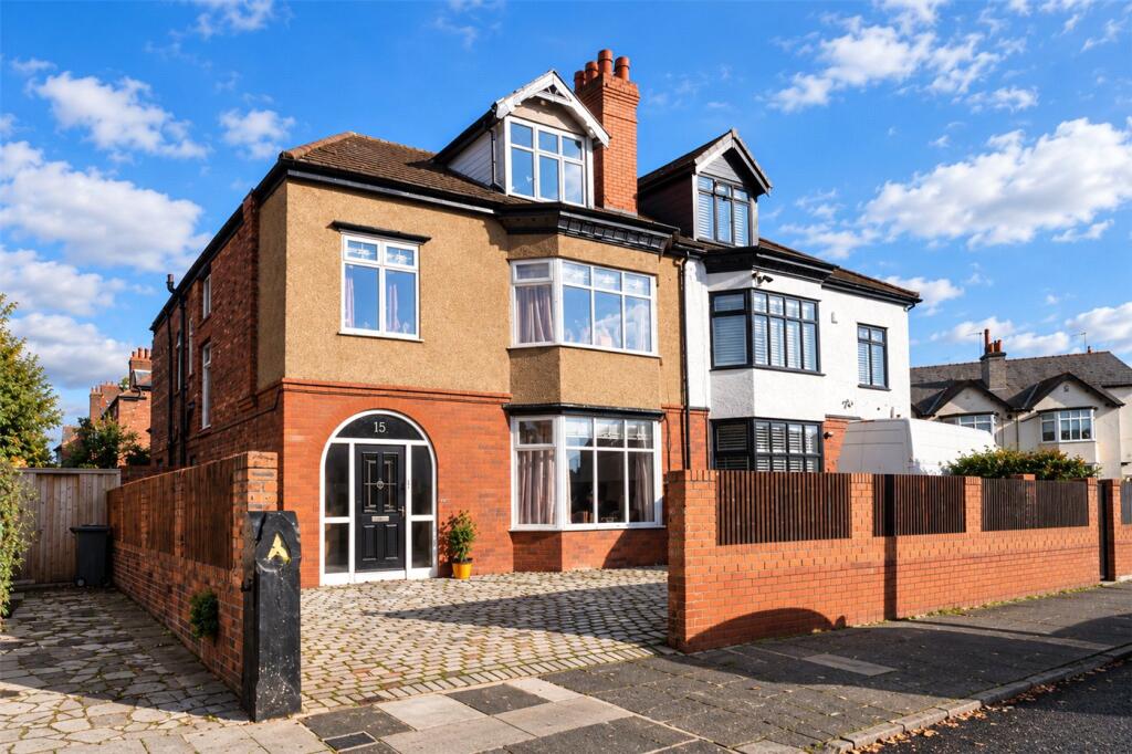 5-bed semi-detached on Rolleston Drive, Wallasey, Wirral, £550,000