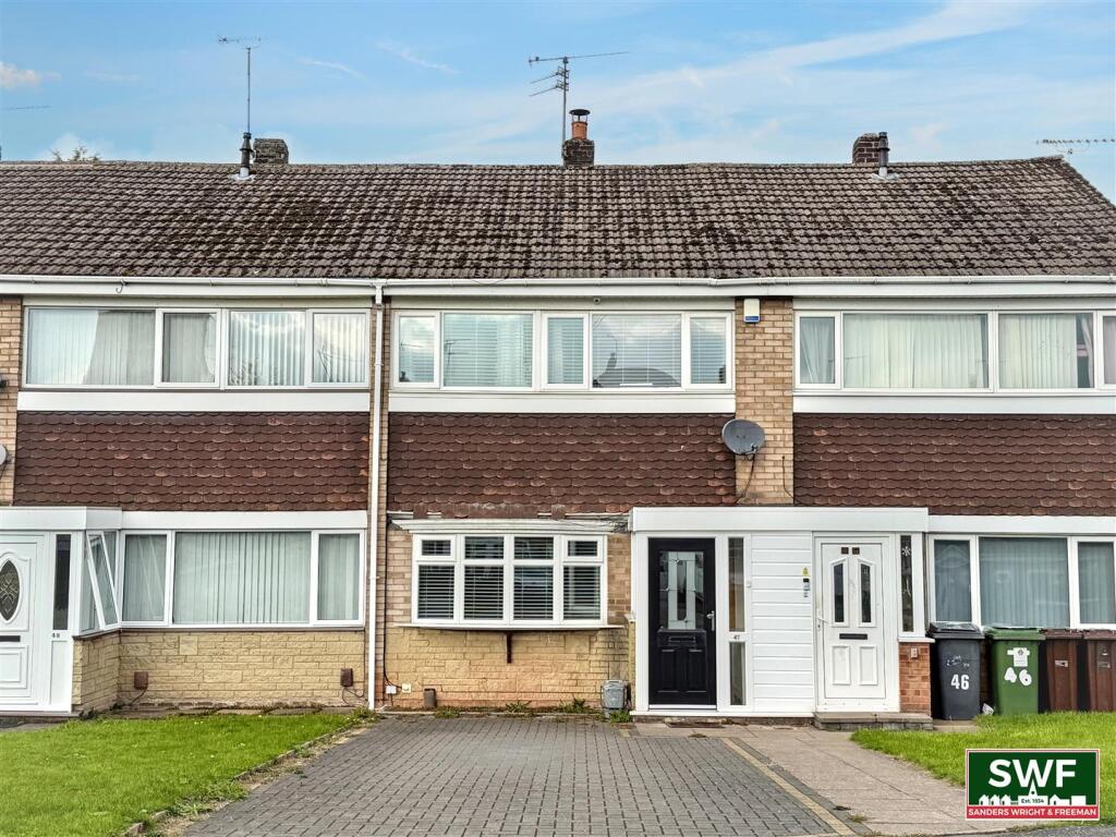 3-bed terraced on Telford Gardens, Wolverhampton, £190,000