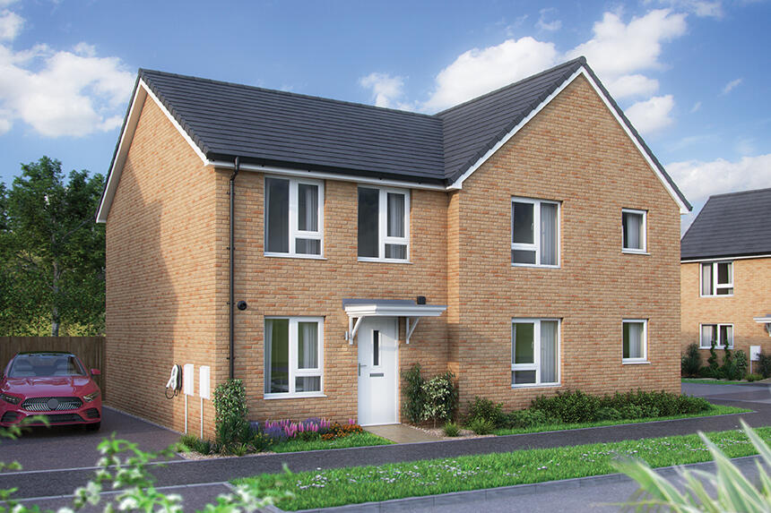 2-bed semi-detached on Easterside Avenue,
Great Haddon,
Peterborough,
PE7 7BH, £259,995