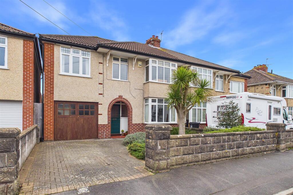 4-bed semi-detached on Extended 1930's living in central Clevedon, £499,950