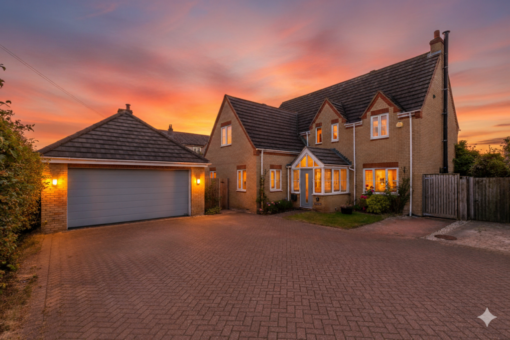 5-bed detached on Colne Road, Bluntisham, Huntingdon, PE28 3LU, £650,000