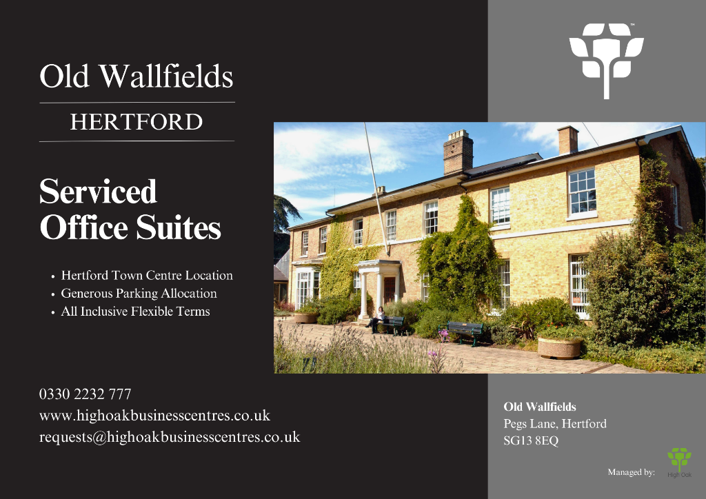 Main image of property: Old Wallfields, Pegs Lane, Hertford, SG13 8EQ
