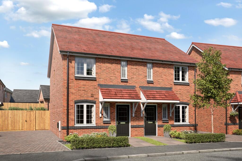 2-bed semi-detached on 18 Foxwood Place, Dilmore Lane, Fernhill Heath, Worcester, WR3, £300,000