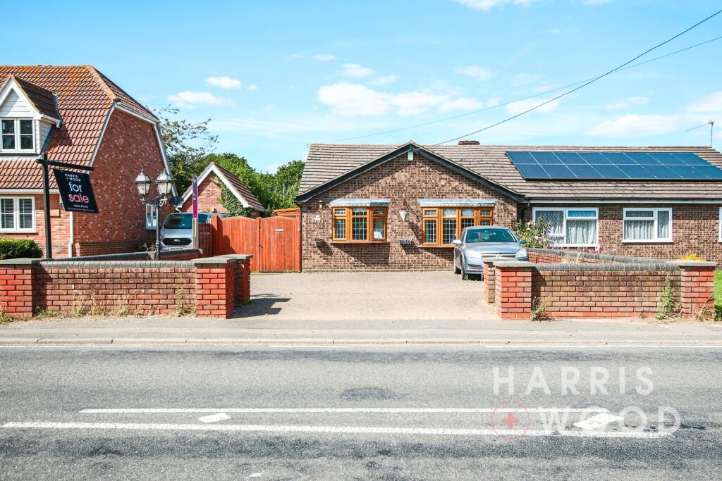 2-bed semi-detached on Harwich Road, Great Bromley, Colchester, Essex, CO7, £270,000