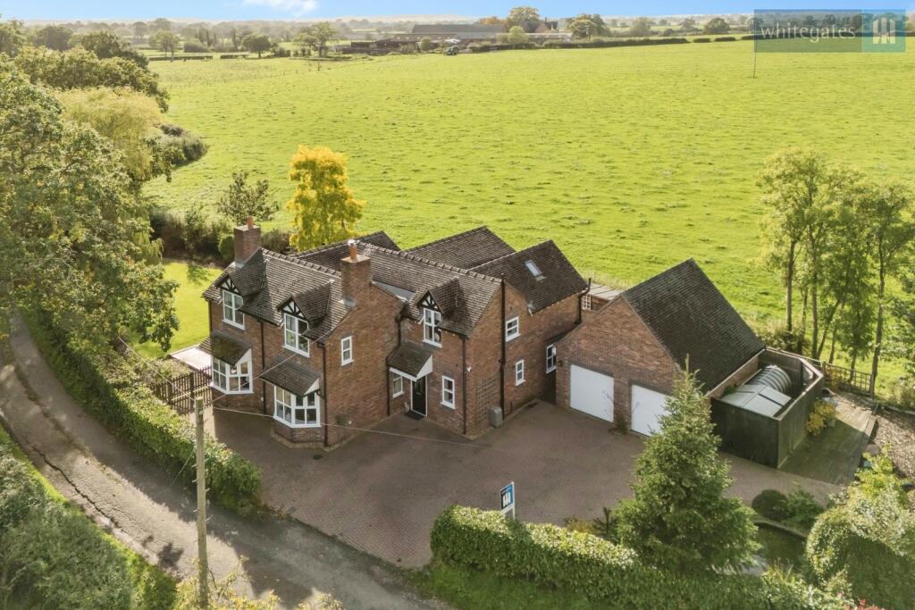 4-bed detached on Baddiley, Nantwich, Cheshire, CW5, £800,000