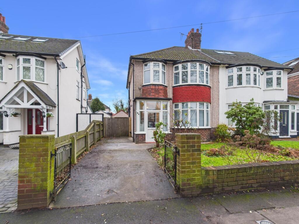 3-bed semi-detached on Score Lane, Childwall, Liverpool., £375,000