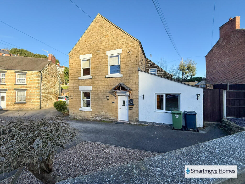 2-bed terraced on Parkside, Belper, £210,000