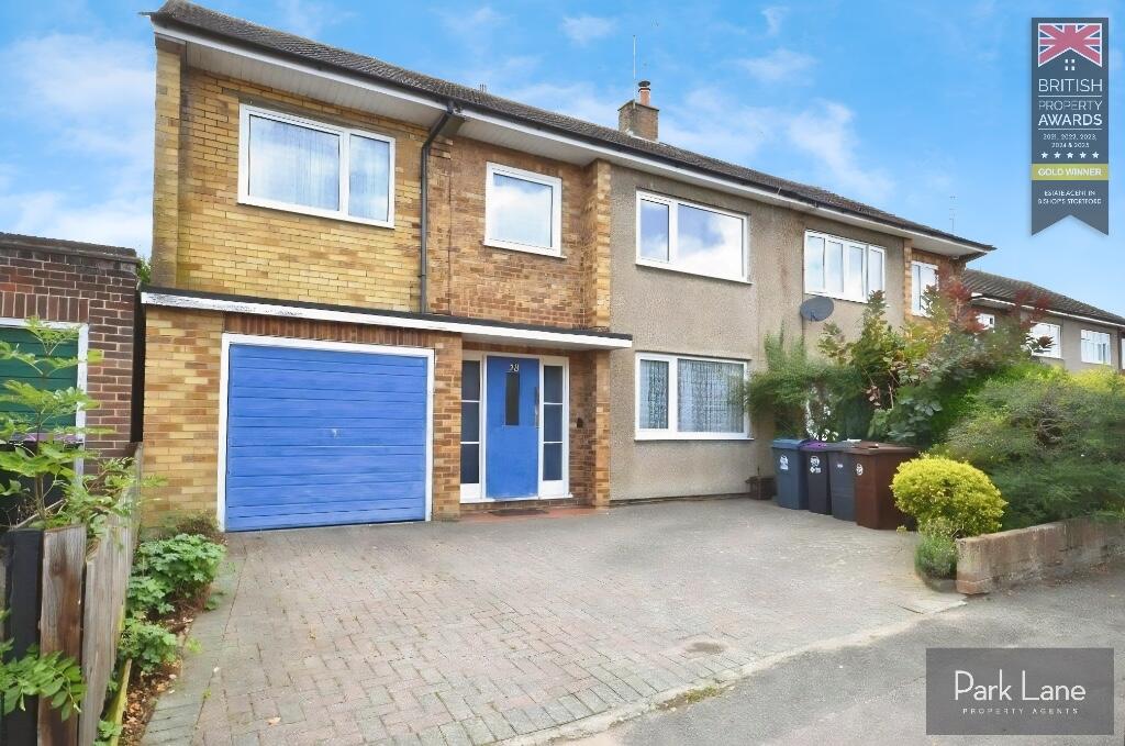 4-bed semi-detached on Linkside Road, Bishop's Stortford, Hertfordshire, CM23, £475,000